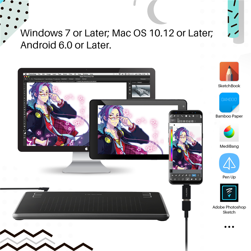 Stock H430P Animation Design A - Drawing Pad Signature review and price