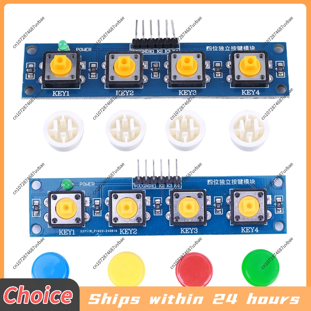 4 Independent Buttons Keyboard - Raspberry Pi Keyboard review and price