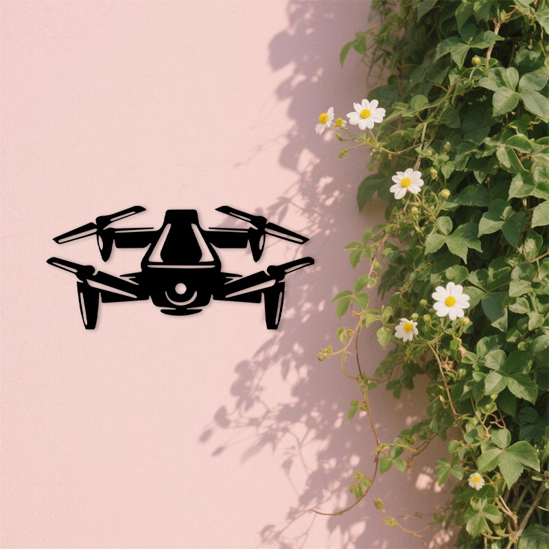2D Flat Drone Silhouette Metal - Office Tech Gifts For Men review and price