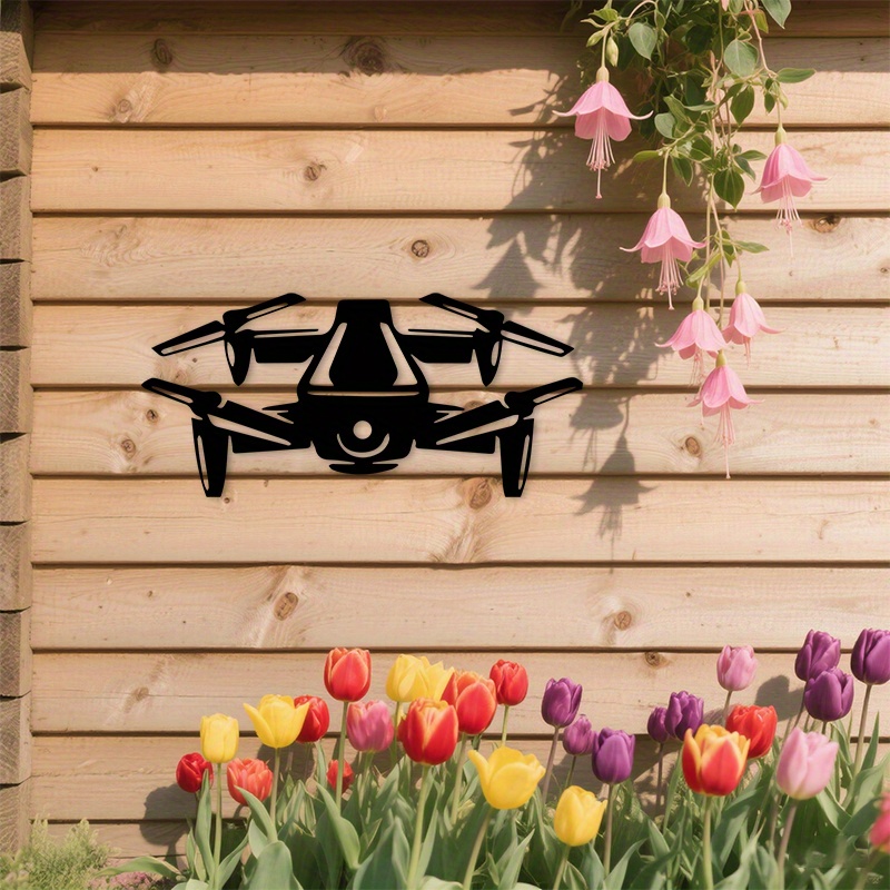 2D Flat Drone Silhouette Metal - Office Tech Gifts For Men review and price