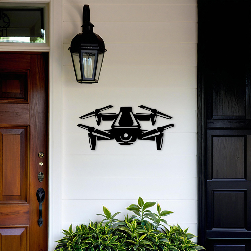 2D Flat Drone Silhouette Metal - Office Tech Gifts For Men review and price
